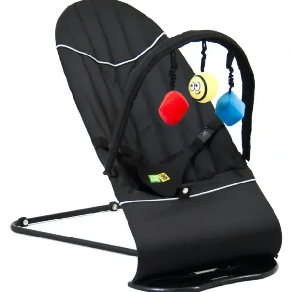 Online Vee Bee Baby Minder Cushioned Rocker/Bouncer for Infant Seat/Chair w/Toys Black - cutbabycare.com | baby boutique & care hub Shop All