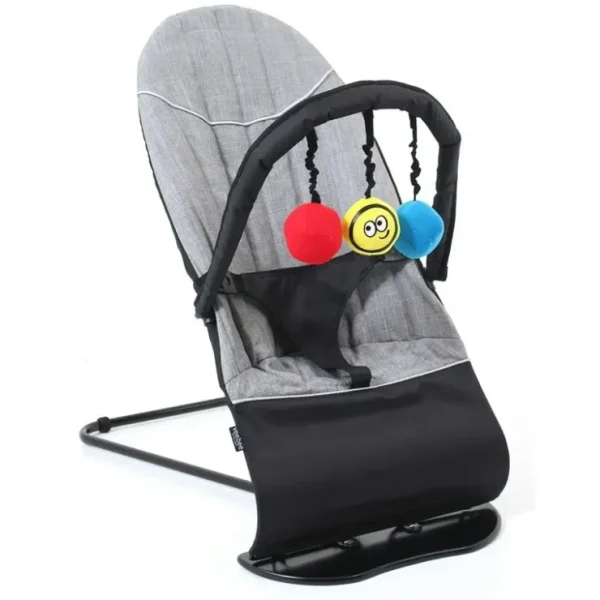 New Vee Bee Baby Minder Cushioned Rocker/Bouncer for Infant Seat/Chair w/Toys Gray - cutbabycare.com | baby boutique & care hub Shop All