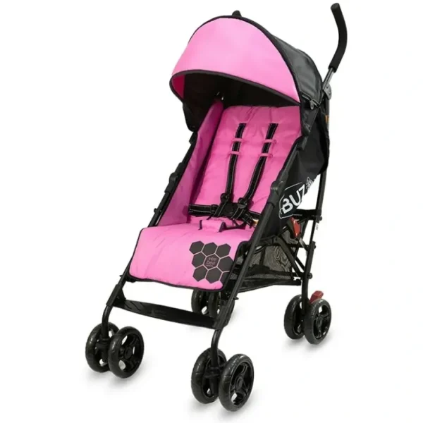 Clearance Vee Bee Buz 108cm Reclining/Foldable Stroller/Pram Baby/Infant 0m+ Rose Pink - cutbabycare.com | baby boutique & care hub Stroller