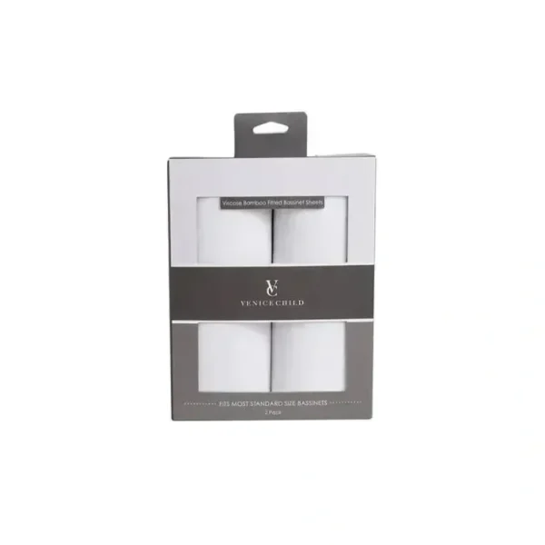 Cheap Venice Child - Bamboo Bassinet Sheets, Off White - cutbabycare.com | baby boutique & care hub Shop All