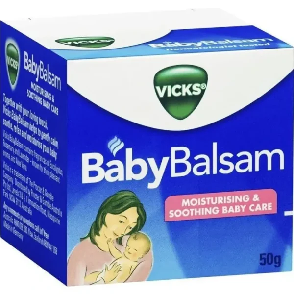 Cheap Vicks Baby Balsam Decongestant Chest Rub 50g - cutbabycare.com | baby boutique & care hub Shop All