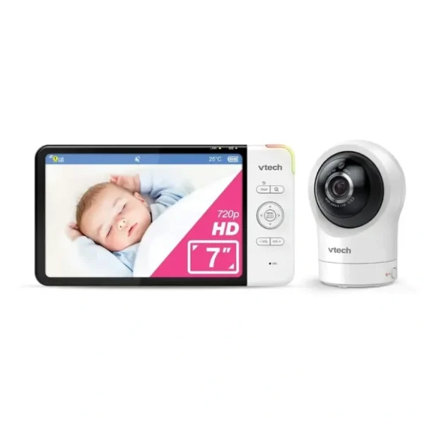 Store VTech 7 Inch Smart HD Pan & Tilt Video Baby Monitor With Remote Access 720p - cutbabycare.com | baby boutique & care hub Shop All