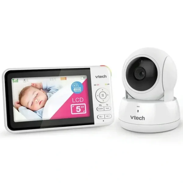 Store VTech BM5550AU 13cm Pan/Tilt Full Colour Camera Baby Monitor Video/Audio Sound - cutbabycare.com | baby boutique & care hub Shop All