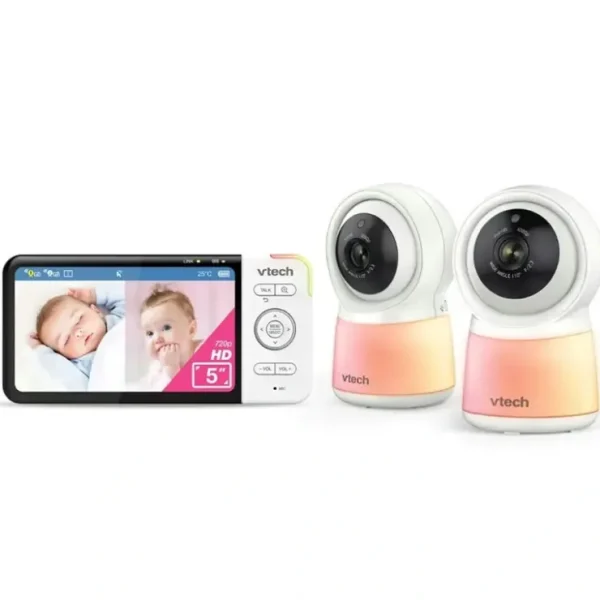 Online VTech 2-Camera 5 Inch Smart HD Video Baby Monitor With Remote Access 1080p - cutbabycare.com | baby boutique & care hub Shop All