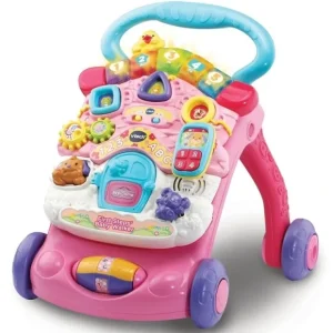 Online VTech First Steps Baby Walker Pink | 80-505653 - cutbabycare.com | baby boutique & care hub Gear Travel