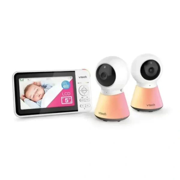 Sale VTech Full Colour Baby/Infant Video & Audio Monitor Twin Camera Pack White - cutbabycare.com | baby boutique & care hub Shop All
