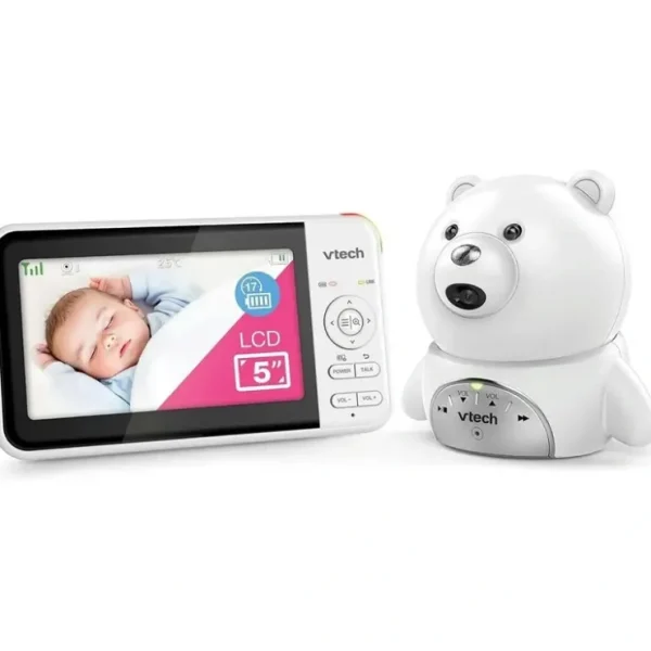 Cheap VTech Full Colour Baby/New Born Video & Audio Monitor Bear Camera White - cutbabycare.com | baby boutique & care hub Shop All