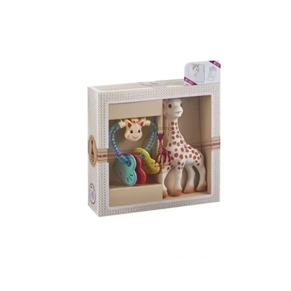 Sale Vulli Sophie The Giraffe - Birth Gift Set Small, Style 3 - cutbabycare.com | baby boutique & care hub Shop All