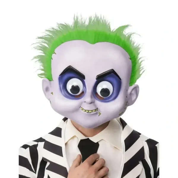 Clearance Warner Bros Beetlejuice Googly Eyes Mask Horror Halloween Party Mens Costume - cutbabycare.com | baby boutique & care hub Shop All