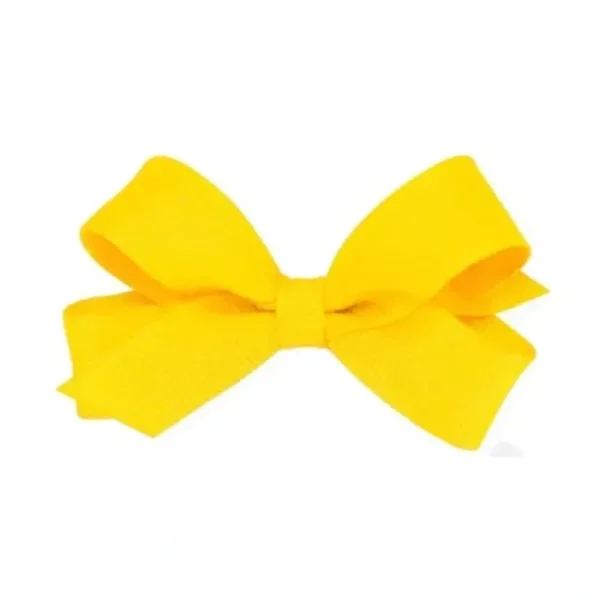 Flash Sale Wee Ones - Basic Tiny Grosgrain Bow, Yellow - cutbabycare.com | baby boutique & care hub Shop All