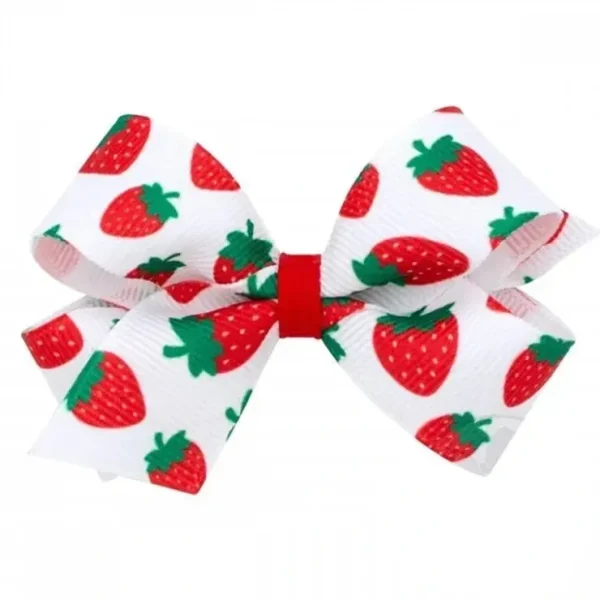 Sale Wee Ones - Mini Fruit Print Bow, Watermelon - cutbabycare.com | baby boutique & care hub Shop All