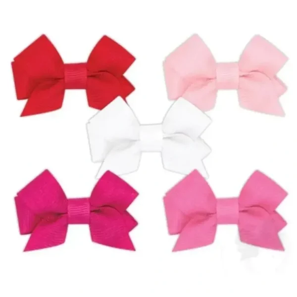 Cheap Wee Ones - 5Pk Baby Front Tail Bows, Pink - cutbabycare.com | baby boutique & care hub Shop All