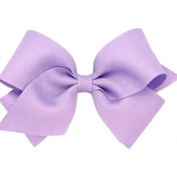 Online Wee Ones - Small Solid Grosgrain Basic Bow, Light Orchid - cutbabycare.com | baby boutique & care hub Shop All