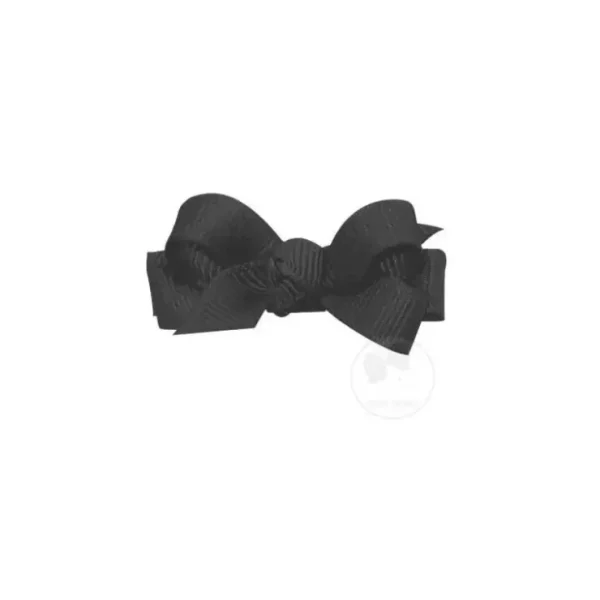 Best Sale Wee Ones Baby Classic Grosgrain Hair Bow (Knot Wrap), 2 X 1.5 (3/8 Ribbon), Black - cutbabycare.com | baby boutique & care hub Shop All