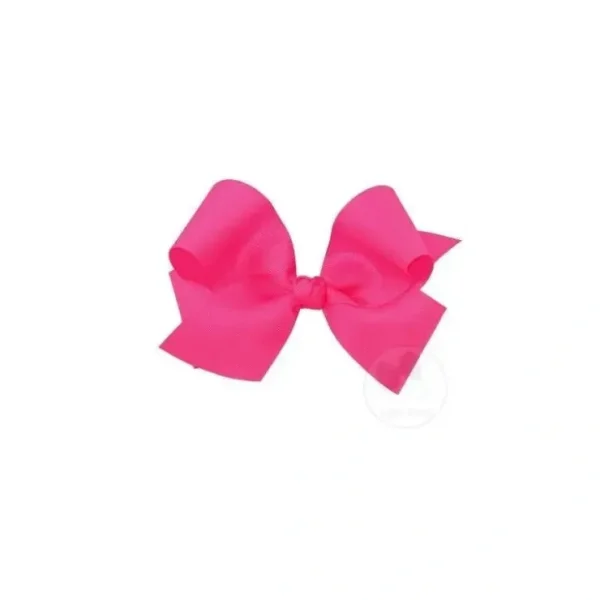 Online Wee Ones King Classic Grosgrain Hair Bow (Knot Wrap), Pink - cutbabycare.com | baby boutique & care hub Shop All