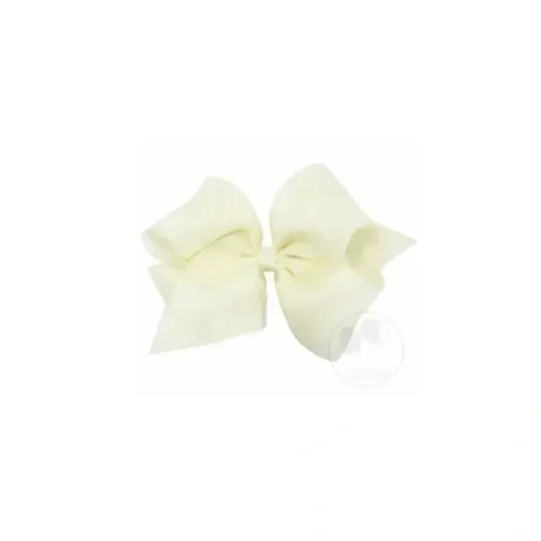 Store Wee Ones King Organza Overlay Bow, Antique White, Size 6.25 X 5 (2 1/4 Ribbon) - cutbabycare.com | baby boutique & care hub Shop All