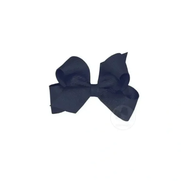 Clearance Wee Ones Mini Classic Grosgrain Hair Bow, Size 3.25 X 2 (7/8 Ribbon), Navy - cutbabycare.com | baby boutique & care hub Shop All
