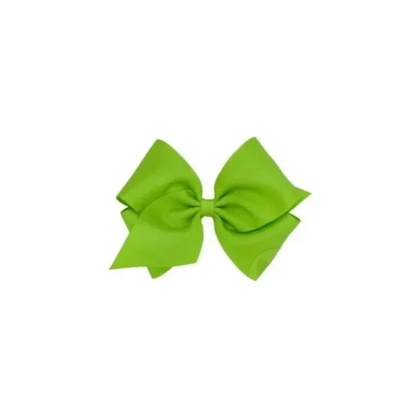 Flash Sale Wee Ones Mini King Classic Grosgrain Hair Bow, Size 5.25 X 3.5 (2 1/4 Ribbon), Grasshopper - cutbabycare.com | baby boutique & care hub Shop All