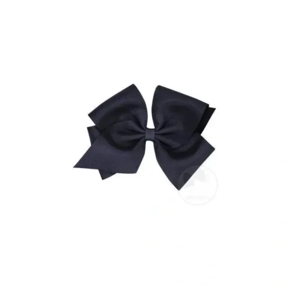 Outlet Wee Ones Mini King Classic Grosgrain Hair Bow, Size 5.25 X 3.5 (2 1/4 Ribbon), Navy - cutbabycare.com | baby boutique & care hub Shop All