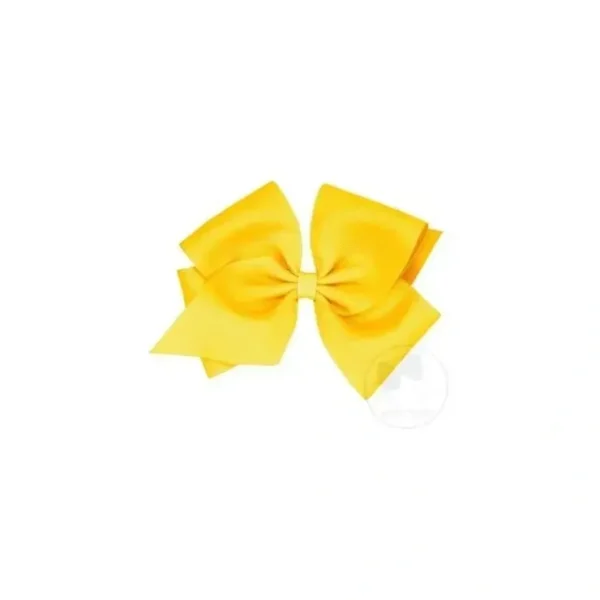 Best Wee Ones Mini King Classic Grosgrain Hair Bow, Yellow, Size 5.25 X 3.5 (2 1/4 Ribbon) - cutbabycare.com | baby boutique & care hub Shop All