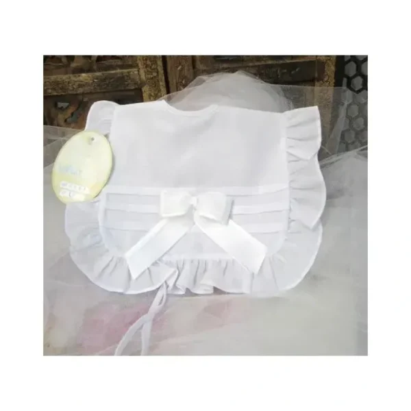 Best Sale Will' Beth - Bib White Bow, White - cutbabycare.com | baby boutique & care hub Shop All