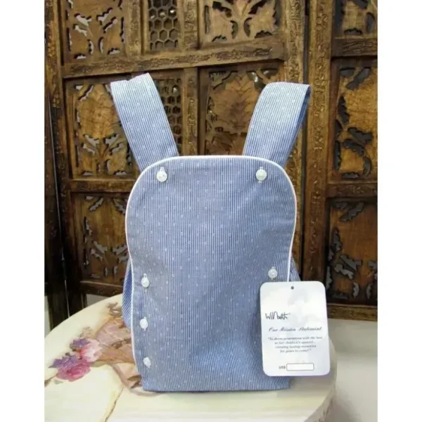 New Will' Beth - Pinstripe Sunsuit, White/Blue - cutbabycare.com | baby boutique & care hub Shop All