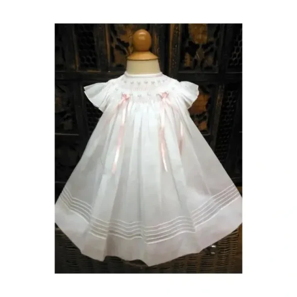 Outlet Will' Beth Angel Bishop Dress With Embroidered Flowers - cutbabycare.com | baby boutique & care hub Shop All