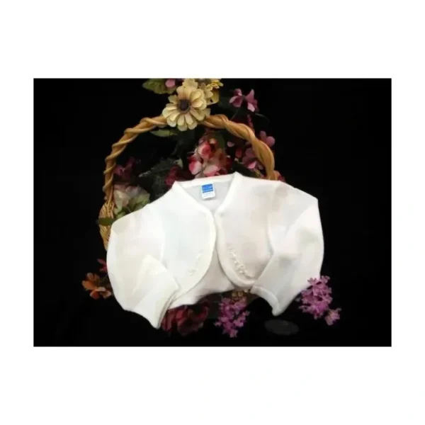 Hot Will' Beth Bolero Knit Sweater, White - cutbabycare.com | baby boutique & care hub Shop All