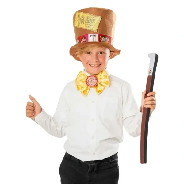 Clearance Willy Wonka Bow Tie/Walking Cane Hat Costume Dress-up Cosplay Accessory Set - cutbabycare.com | baby boutique & care hub Shop All