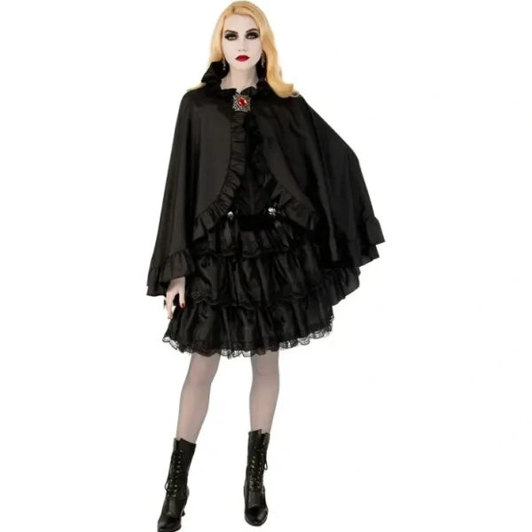 Discount Women's/Ladies Satin Cape Halloween Party Adult Vampire Scary Costume Black - cutbabycare.com | baby boutique & care hub Shop All
