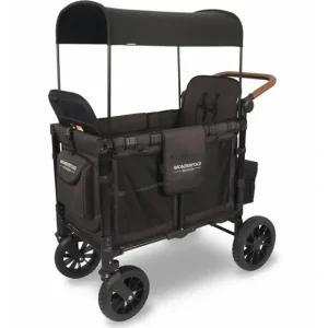 Discount WonderFold - W2 Luxe Double Stroller Wagon, Black - cutbabycare.com | baby boutique & care hub Car Seats