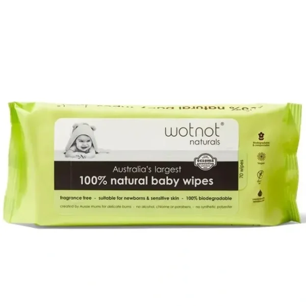 Online Wotnot Baby Wipes - Alcohol Free 100% Biodegradable 70 - cutbabycare.com | baby boutique & care hub Shop All