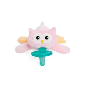 Flash Sale Wubbanub Infant Pacifier, Pink Owl - cutbabycare.com | baby boutique & care hub Stroller