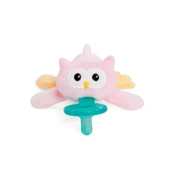 Flash Sale Wubbanub Infant Pacifier, Pink Owl - cutbabycare.com | baby boutique & care hub Stroller