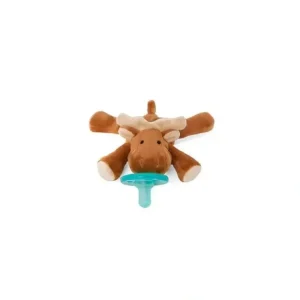 Best Sale WubbaNub Plush Pacifier, Brown Moose - cutbabycare.com | baby boutique & care hub Stroller