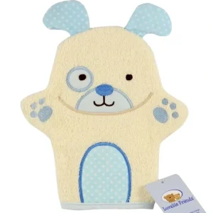 2 x 100% cotton Baby Wash Mittens Bunny Shape Wash Gloves - cutbabycare.com | baby boutique & care hub