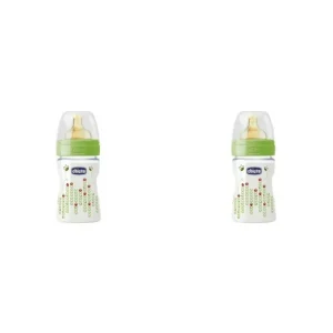 2x Chicco Nursing Baby Well-Being 150ml Feeding Bottle/Anti Colic Teat 0m+ - cutbabycare.com | baby boutique & care hub