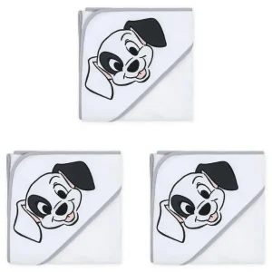 3x Disney Dogs Print Cuddly Soft Hooded Bath Towel Infant/Baby Nursery Decor - cutbabycare.com | baby boutique & care hub