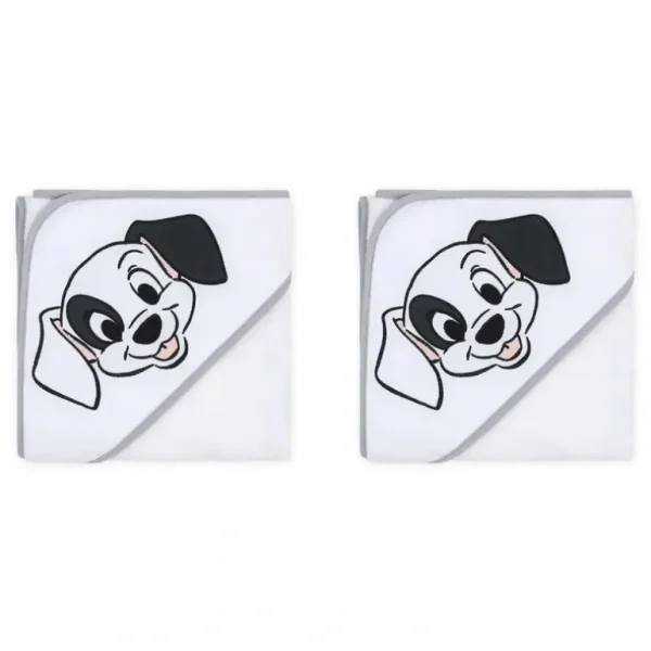 2x Disney Dogs Print Cuddly Soft Hooded Bath Towel Infant/Baby Nursery Decor - cutbabycare.com | baby boutique & care hub