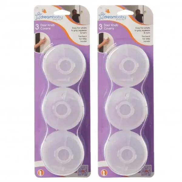 6x dreambaby Toddler/Child Protection/ Safety Latch/Lock Covers f/ Door Knobs - cutbabycare.com | baby boutique & care hub