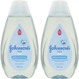 6x Johnson's Baby/Children's Gentle Cleansing Bath Soap Free Liquid Bottle 200ml - cutbabycare.com | baby boutique & care hub
