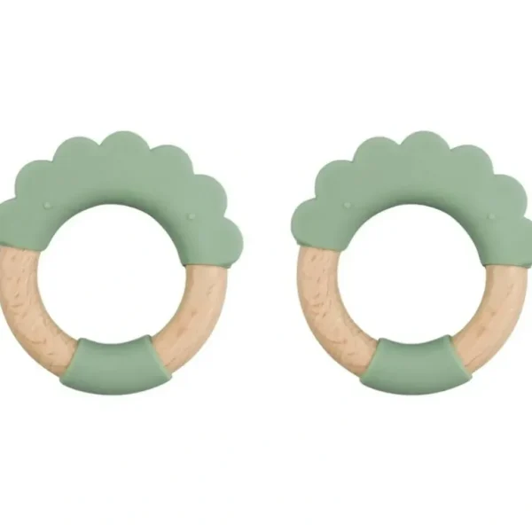 2x Koala Dream Silicone Kids/Childrens Soothing Teether Sunny Cloud Green 4M+ - cutbabycare.com | baby boutique & care hub