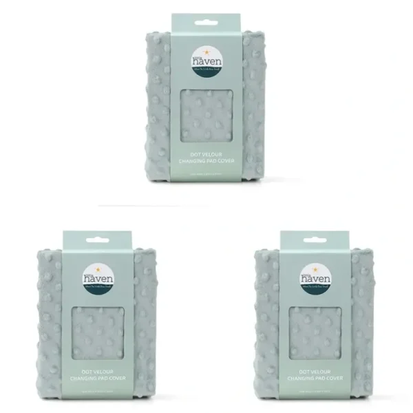 3x Little Haven Changing Soft Gentle Baby/Kids Nursery Changing Pad Blue 88cm - cutbabycare.com | baby boutique & care hub