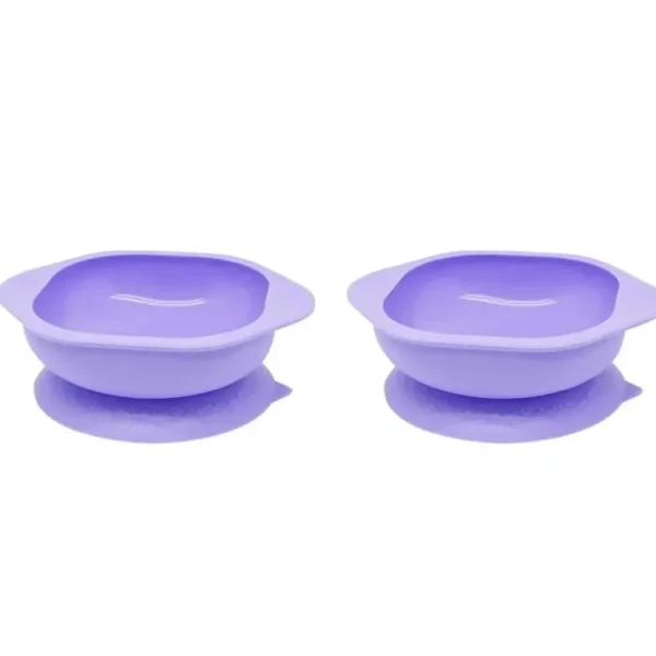2x Marcus & Marcus Toddler/Baby Suction Cup Eating Bowl Lilac Willo Whale 12m+ - cutbabycare.com | baby boutique & care hub