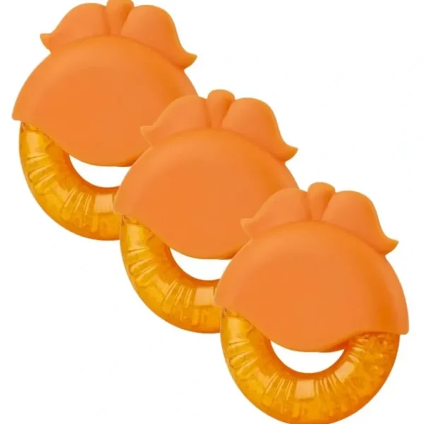 3x Nuby CoolBite Baby Fruit Design Mouth/Gum Teether w/ Sleeve 3m+ Assorted - cutbabycare.com | baby boutique & care hub