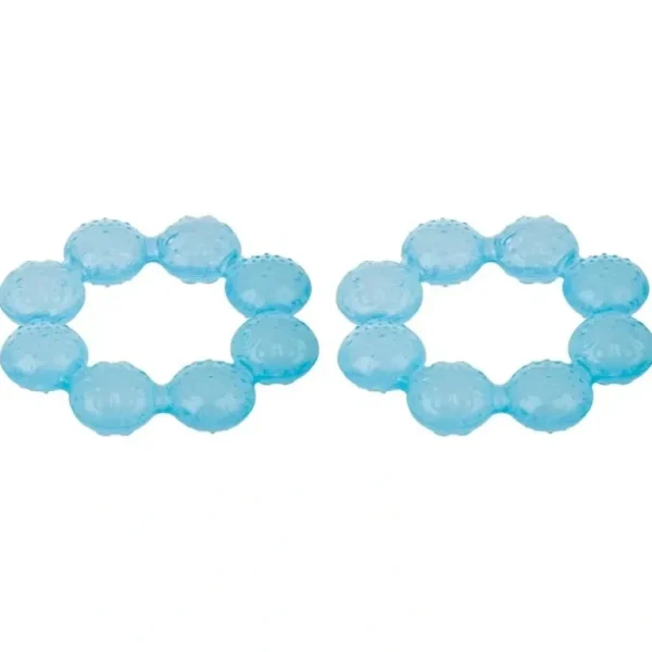 2x Nuby Icybite Cooling Baby Ring Teeth/Gums Massaging Gel Teether Assorted - cutbabycare.com | baby boutique & care hub