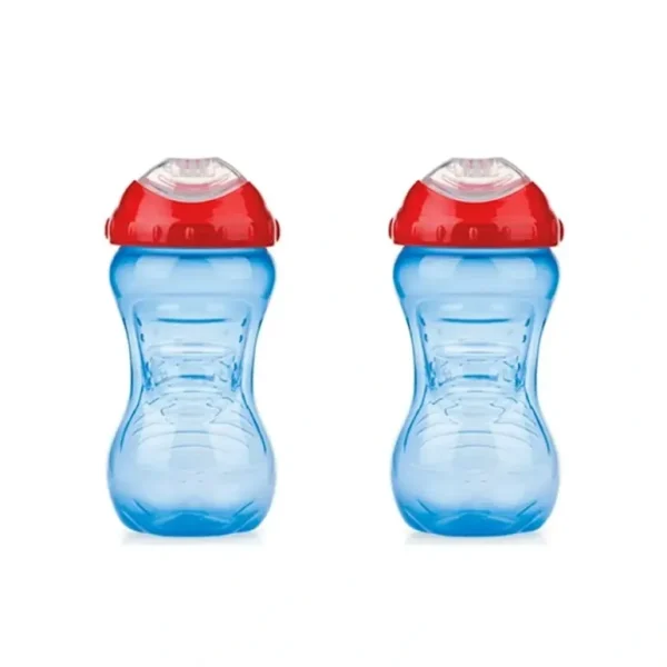 2x Nuby Ultra Sipper No Spill Gripper Drinking Cup w/ Spout 420ml 12m+ Assorted - cutbabycare.com | baby boutique & care hub