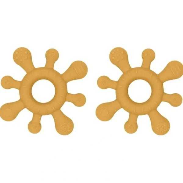 2x Playground Baby 12cm Silicone Splash Teether Soft Teething Toy 4m+ Sunshine - cutbabycare.com | baby boutique & care hub
