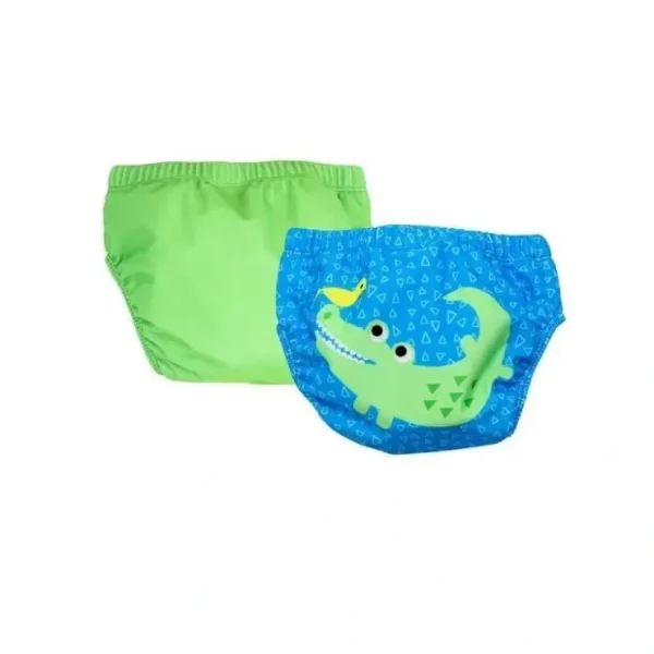 Cheap Zoocchini - Baby Knit Swim Diaper 2Pk Set, Aidan The Alligator - cutbabycare.com | baby boutique & care hub Shop All