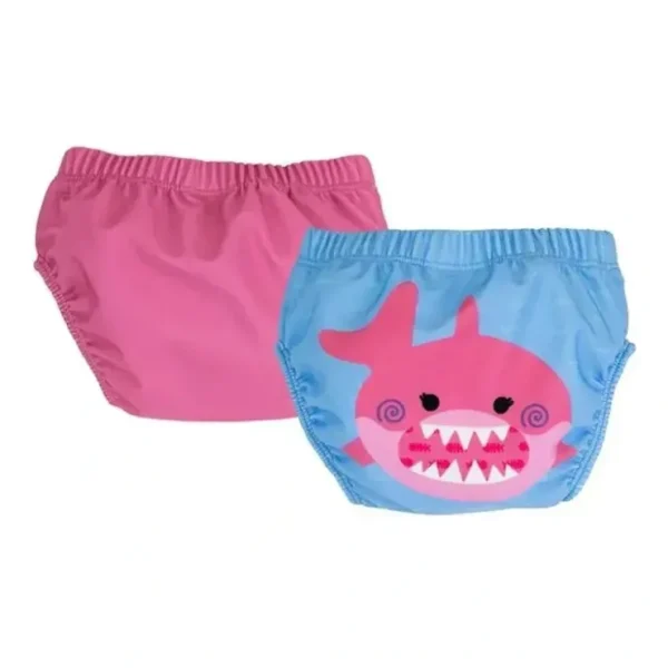 Clearance Zoocchini - Baby Knit Swim Diaper 2Pk Set, Sophie The Shark - cutbabycare.com | baby boutique & care hub Shop All